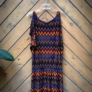 Cute drop-waist dress in great colors - size Small